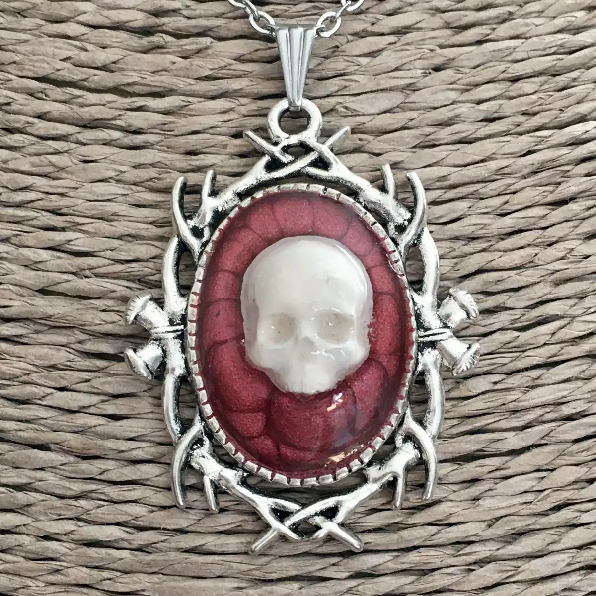"Skull" pendentif gothique