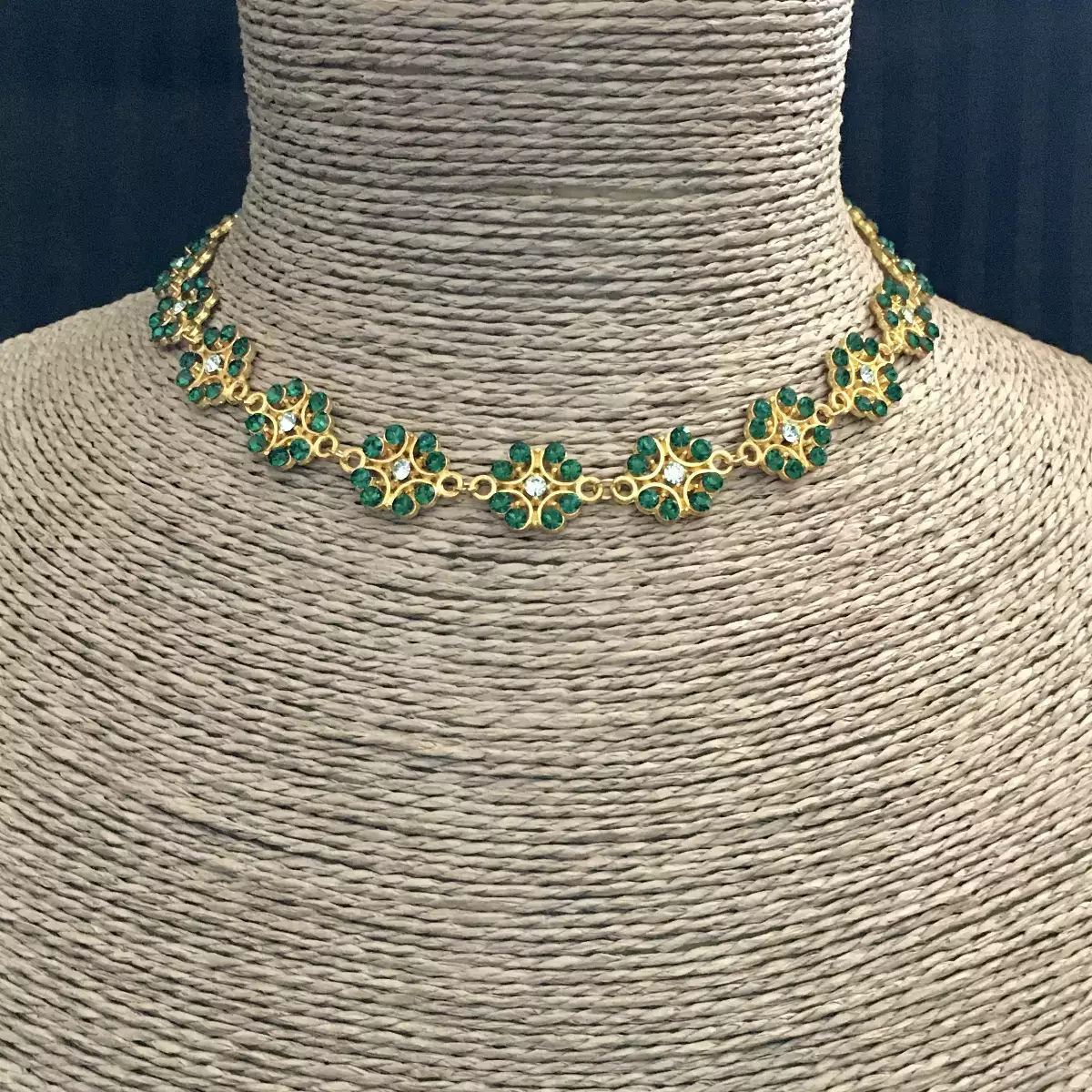 "Daphnée" collier d'inspiration XIXème