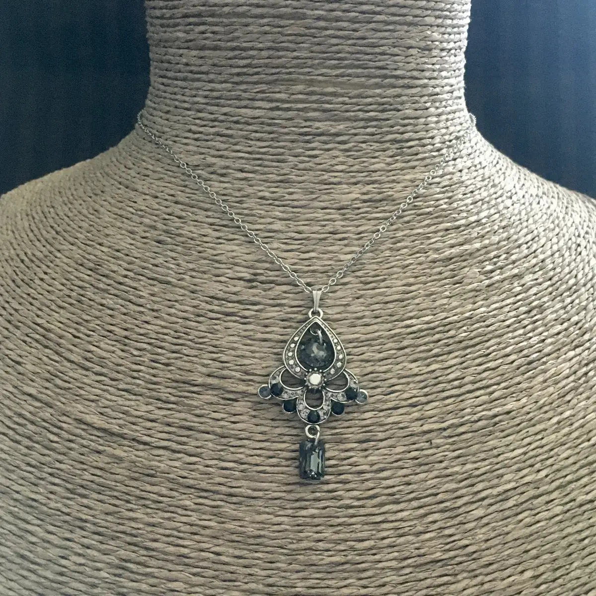 "Circée" crystal silver night