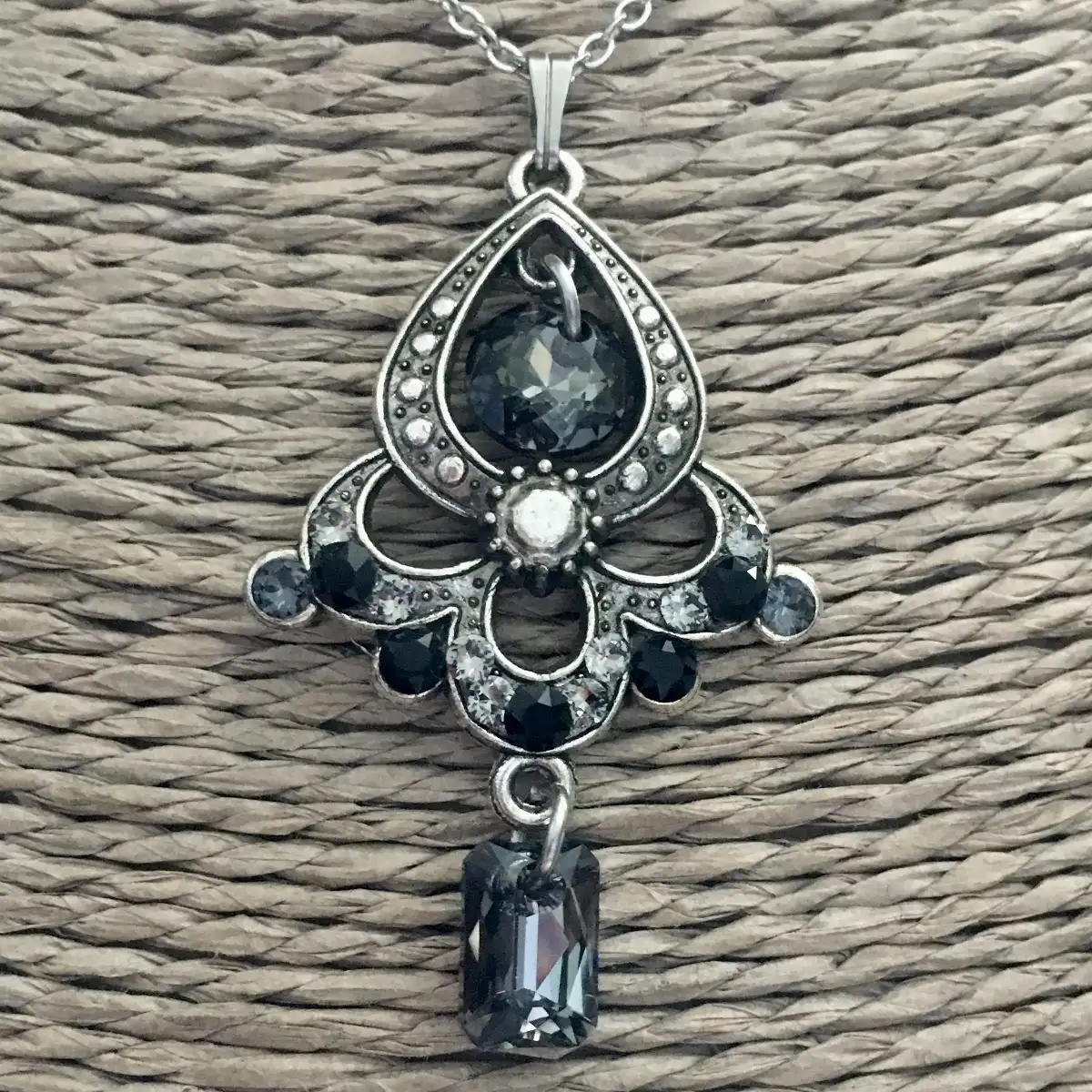 "Circée" crystal silver night