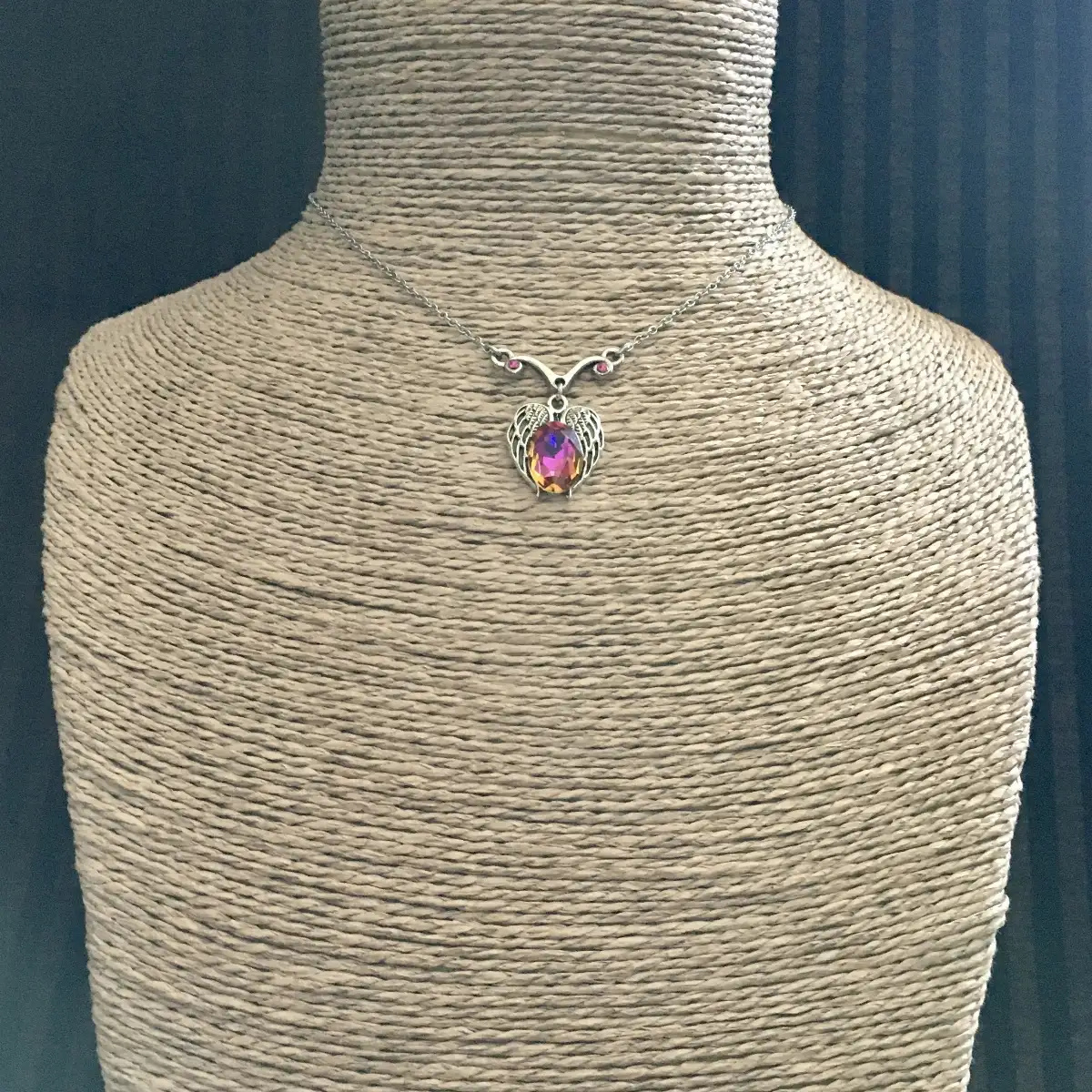 "Angel heart" crystal violet blue
