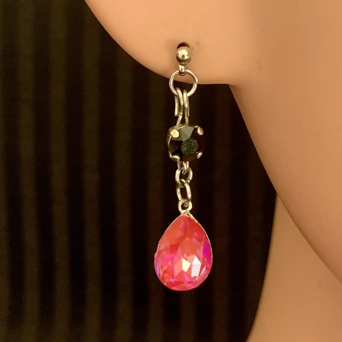 "Mariana" royal red delite/jet