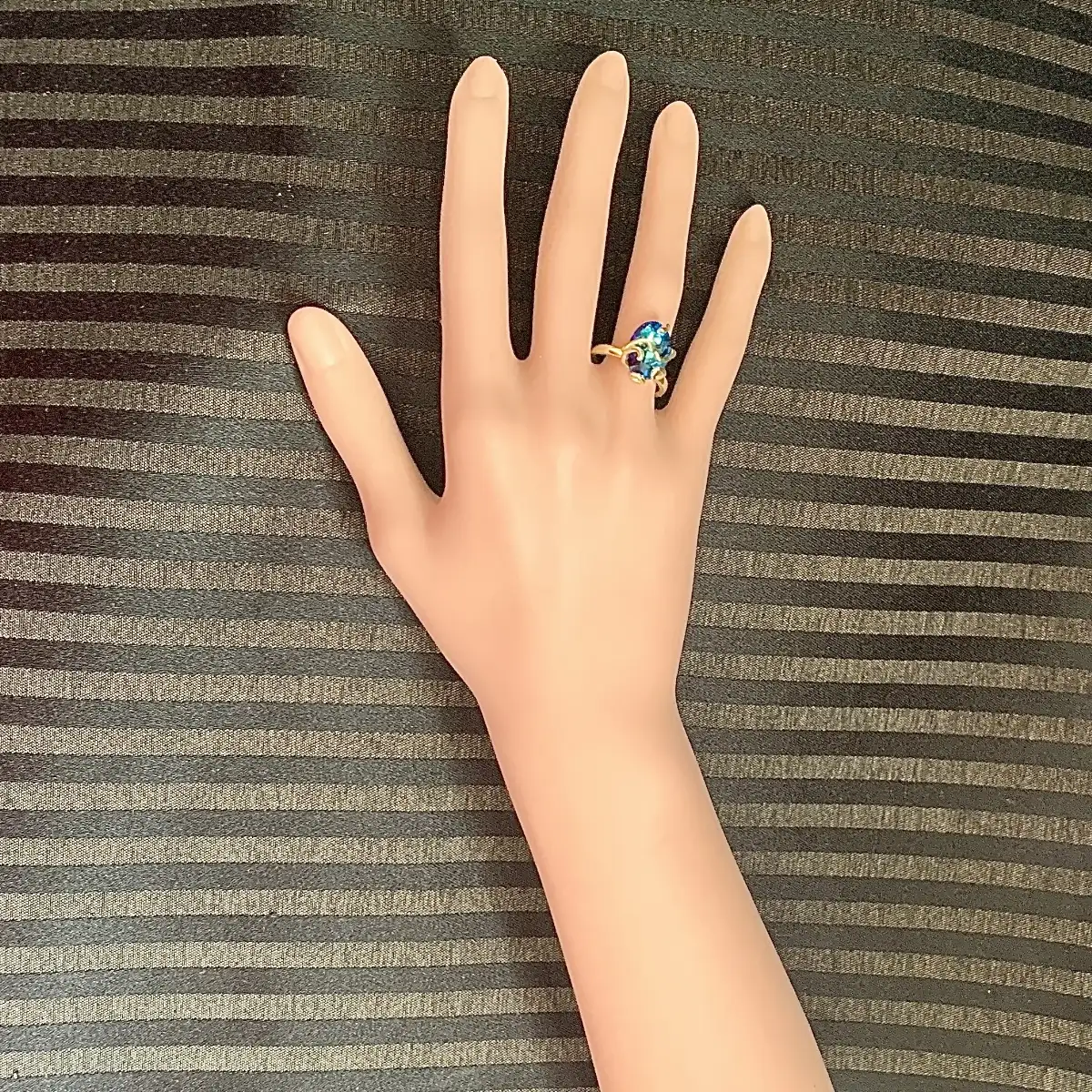 "Teefa" crystal bermuda blue