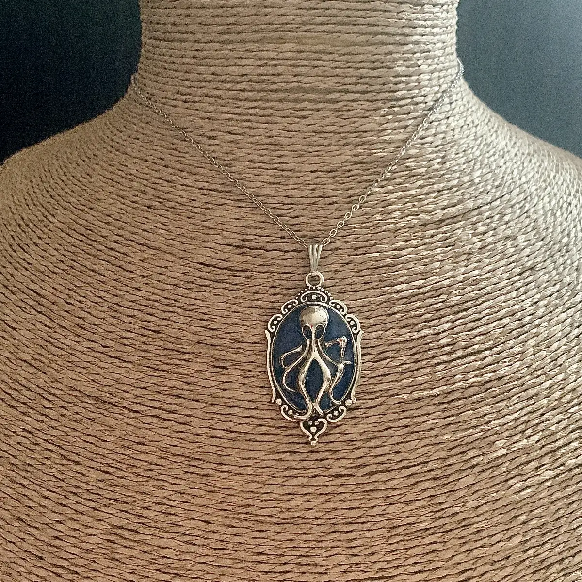 "OctoPus" pendentif steampunk