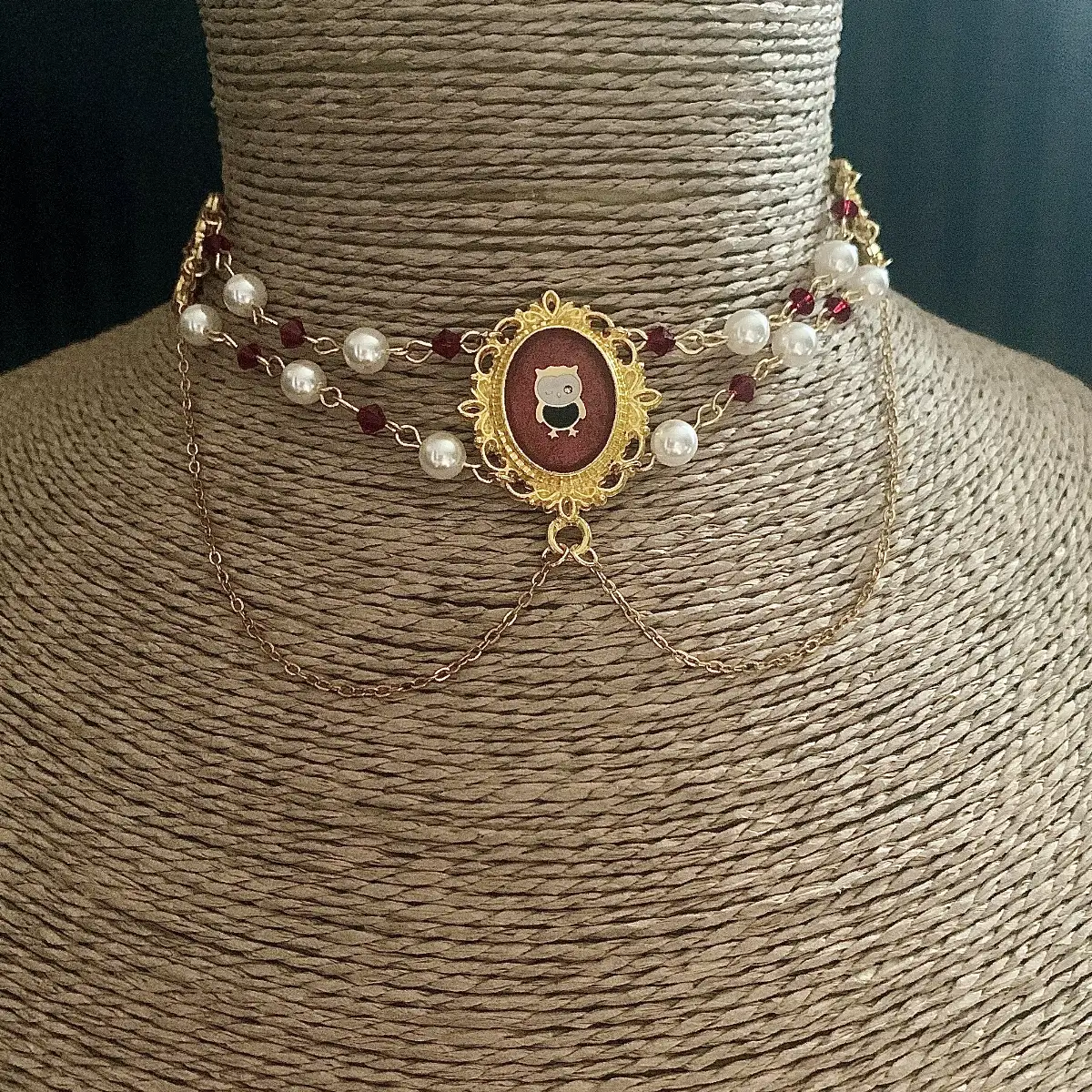 "Ritsu" chocker d'inspiration victorienne