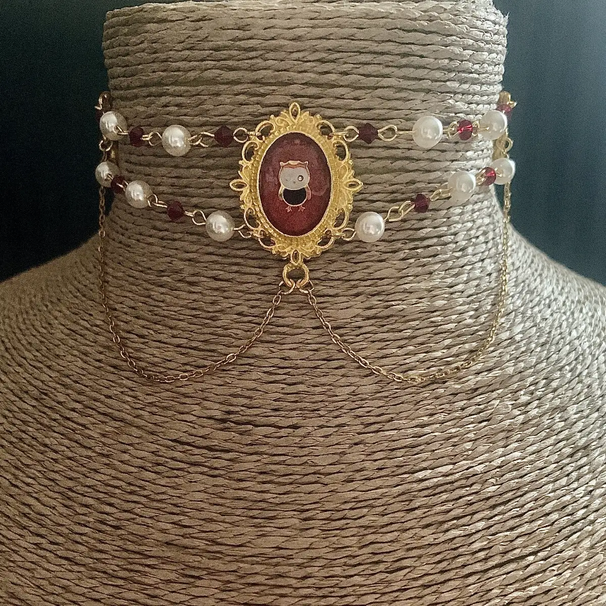 "Ritsu" chocker d'inspiration victorienne